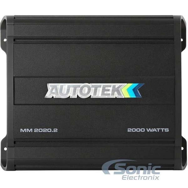 Autotec Autotek MM20202 Mean Machine Series Class AB 2-Channel 2000W Amplifier MM20202